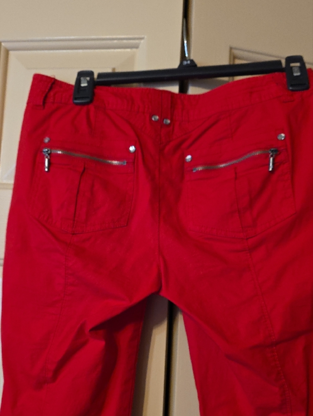 INC International Concepts Bright Red Women's Capris